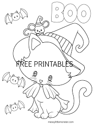 These free, printable halloween coloring pages for kids—plus some online coloring resources—are great for the home and classroom. Halloween Colouring Pages For Kids Messy Little Monster