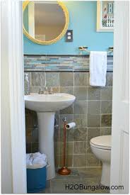 Beachy Coastal Bathroom Small Bathroom Makeover Coastal Bathrooms Beachy Coastal Bathroom