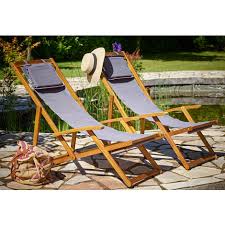 transat en bois d acacia reglable sur 3 niveaux chaise de jardin pliable avec repose tete anthracite transat en bois chaise de jardin transat jardin