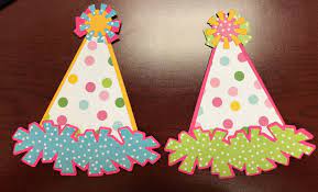 Party Hat Birthday Card Sizzix Stampsoflife Card Making Inspiration Birthday Party Hats Birthday Cards