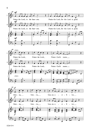 Bwana Asifiwe Unison Two Part Arr Mark B J W Pepper Sheet Music