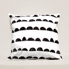 Black And White Geometric Pillow Your Place To Buy And Sell All Things Handmade Half Moon Pillows Moon Pillow Kids Pillow Cases
