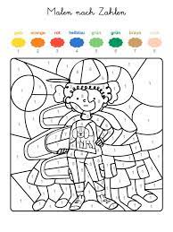 Dank der nummerierten ausmalfelder entstehen im handumdrehen perfekte kunstwerke zum heraustrennen und verschenken. Ausmalbild Malen Nach Zahlen Junge Und Welpe Ausmalen Kostenlos Ausdrucken