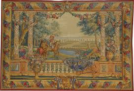 Everything about tapestries, the thick textile fabrics traditionally used as wall hangings or furniture coverings. Louis Xiv At Versailles Tapestry French Chateaux Tapestries