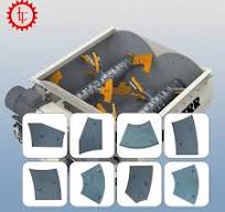 Construction Machine Twin Shaft Concrete Mixer Wear Resistant Spare Parts  Arm Blade