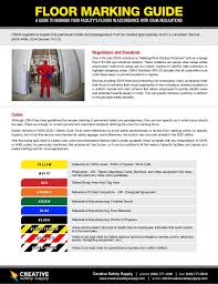 These markings can include floor marking tape, floor signs, and labels. Floor Tape And Marking Guide To Osha Compliance