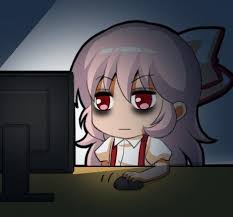 Tired Browsing Emoting Mokou Know Your Meme