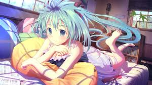 Anime and manga wallpapers, video game desktop backgrounds from hundreds of series. Wallpaper Anime Blue Hair Feet Comics Ecchi Screenshot Mangaka 1920x1080 Notanoob 342873 Hd Wallpapers Wallhere