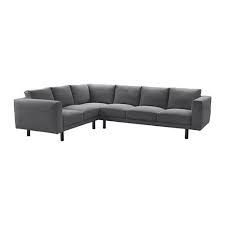 Norsborg Hoekbank 5 Zits Finnsta Donkergrijs Donkergrijs Berken Ikea Norsborg Corner Sofa Small Corner Sofa