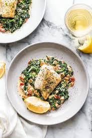Fish Florentine The Best Fish Recipe Recipe Fish Florentine Recipe Fish And Spinach Recipe Best Fish Recipes