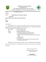 Nah, dibawah ini ada contoh surat resmi bahasa sunda untuk undangan kerja bakti sekolah. Contoh Surat Undangan Rapat Dinas Kesehatan Dunia Sosial