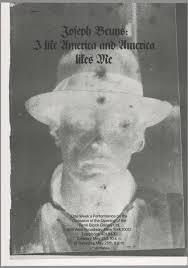 Which artist performed the action sculpture coyote, i like america and america likes me for one week with a live coyote? Joseph Beuys I Like America And America Likes Me Rene Block Gallery New York Joseph Beuys 1974 Tate