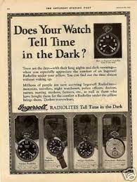 Ingersoll Radiolite Watches 1926 Watches Ads Jewellery And Watches Vintage Jewelry