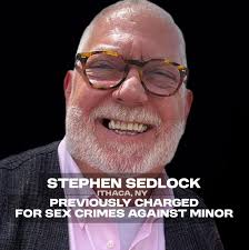 Who really is the “Ithaca Food Dude”? According to court documents, Stephen  Sedlock, a Tompkins County Funeral Director (also popularly known as the  Ithaca Food Dude), was charged with Forcible Touching, a