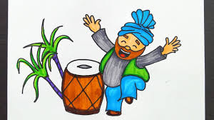 Lohri Drawing How To Draw Lohri Festival Drawing Lohri Special Drawing Easy Drawing Youtube Traditionally january is the month when sugarcane crops are harvested and thus lohri is also seen as harvest festival.