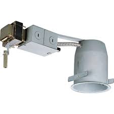Progress Lighting 4 In Metallic 12 Volt Remodel Recessed Housing Non Ic P818 Tg The Home Depot
