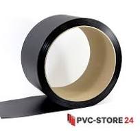 PVC Lamellen schwarz mattiert 300 x 3 mm normal kältefest BLICKDICHT als  Zuschnitt