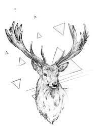 frankly deer art print by kyreena hay society6 illustration coloriage kommiunionkelch