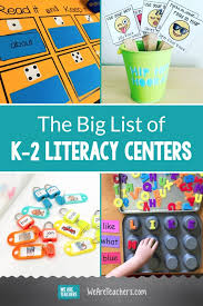 40 Ideas For K 2 Literacy Centers Youre Going To Love