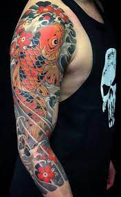 Japanese Tattoos Half Sleeve Japanesetattoos Japanese Tattoo Koi Dragon Tattoo Half Sleeve Tattoo