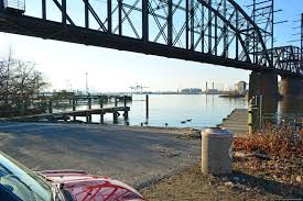 Boat Access Into The Delaware River At Pennsauken Nj