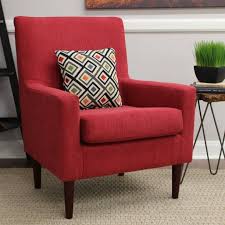Fox Hill Emma Lounge Chair Marsala Red Walmart Com In 2020 Fabric Lounge Chair Accent Chairs For Living Room Living Room Chairs
