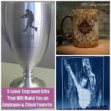 We rounded up several engraved gifts that are perfect for anyone, from cutting boards to personalized whiskey barrels to stylish wearable accessories. 5 Laser Engraved Gifts That Will Make You An Employee And Client Favorite Gift Canyon