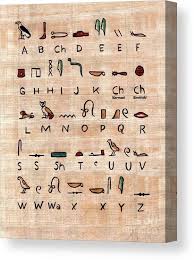 Free shipping on orders over $25 shipped by amazon. Egyptian Alphabet Canvas Print Canvas Art By Pet Serrano