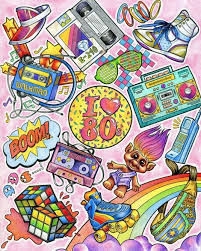 Pin By Crystal Mascioli On 80s 90s 00s Fashion Coloring Book Printable Christmas Coloring Pages 80s Coloring