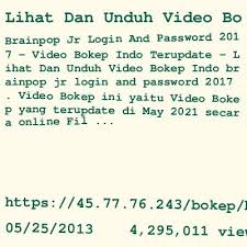 Search only for boke indo Brainpop Login 2017 Login Page