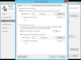 Maintenance Settings Veeam Backup Guide For Vsphere