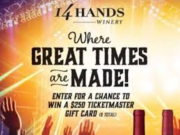 14 hands ticketmaster sweepstakes