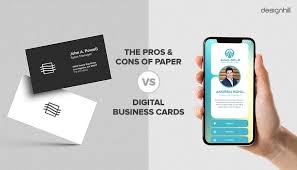The Pros & Cons Of Paper Vs Digital Business Cards