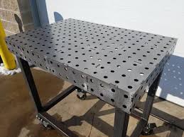 Mini Block 24 X36 3 16 Thick Fabblock Fb2436 188 Weld Table By Certiflat Fabblock Only In 2020 Modular Table Welding Table Table