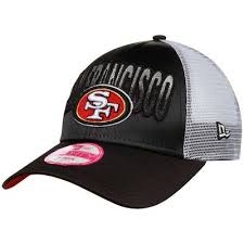 Black 49ers Hat New Era Women S New Era Black San Francisco 49ers Truck Shine 9forty Adjustable Hat Adjustable Hat Black Truck 49ers Ladies