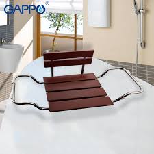 Here comes a perfect bathroom chair made of plastic, which can be folded up and set aside in a small space. Bathroom Chairs And Stools