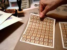 make your own scrabble letter tiles