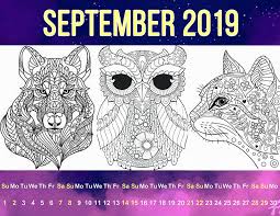 This is my printable lenten calendar for kids. Printable Coloring Calendars For 2019 Free Jpeg Templates