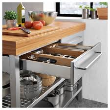 Rimforsa Work Bench Stainless Steel Bamboo 120x63 5x92 Cm Ikea