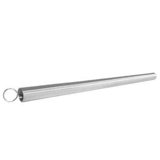 An external pipe bending spring prevents wall collapse, AI generated