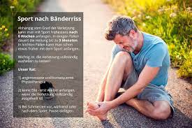 Wie Lange Kein Sport Nach Banderriss Im Sprunggelenk