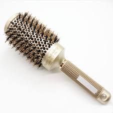 Nano Ionic Boar Bristle Hair Brush Salon Comb Barrel Blow Dry Hair Round Brush In 4 Sizes Professional Salon Boar Bristle Hair Brush Hair Brush Best Hair Dryer