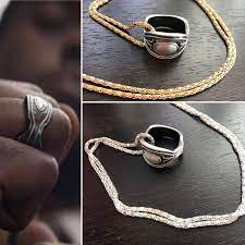 Black Panther Ring Necklace T Challa Ring Necklace Eric Killmonger Ring Necklace Black Panther Cosplay Black Panther Costume Wakanda Panther Ring Black Panther Necklace Snake Necklace Silver