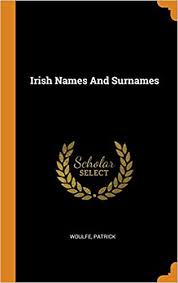 Rossi, which is the most common surname in italy, means redhead. Irish Names And Surnames Amazon De Patrick Woulfe Fremdsprachige Bucher