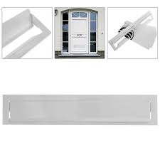Getdistributors offers doors/wooden door panels distributorship opportunities for sale. Door Mail Letter Box Cover For Doors And Fences In White Steel 364 X 71 Mm Cablematic