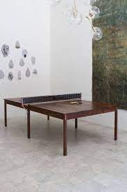 Wooden And Leather Ping Pong Table Ping Pong Table Furniture Ping Pong