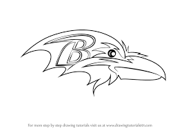 The ravens and nfl deny they are profiting from using the logo. Learn How To Draw Baltimore Ravens Logo Nfl Step By Step Drawing Tutorials