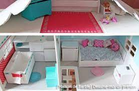 Maison de barbie dessine moi un prenom. Diy Tutoriel Pour Fabriquer Une Maison De Barbie Dessine Moi Un Prenom Maison Barbie Maison De Poupee En Carton Barbie Diy