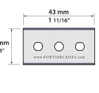 3-Hole Razor Blades - Precise Cutting & High Durability ...