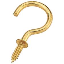 Finance provided by paypal credit. Easyfix Electro Brass Cup Hooks X 10 Pack Screw Hooks Screwfix Com